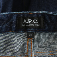 A.P.C. Jupe en Coton en Bleu