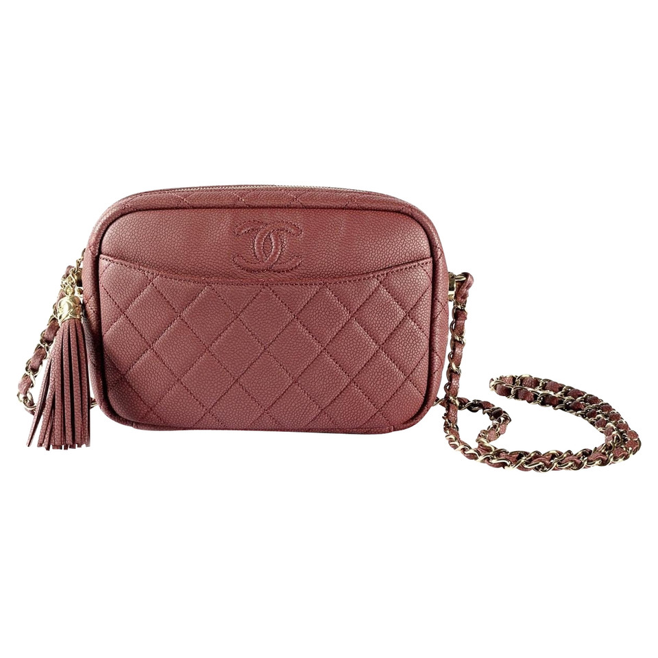 Chanel Camera Bag Leather in Bordeaux