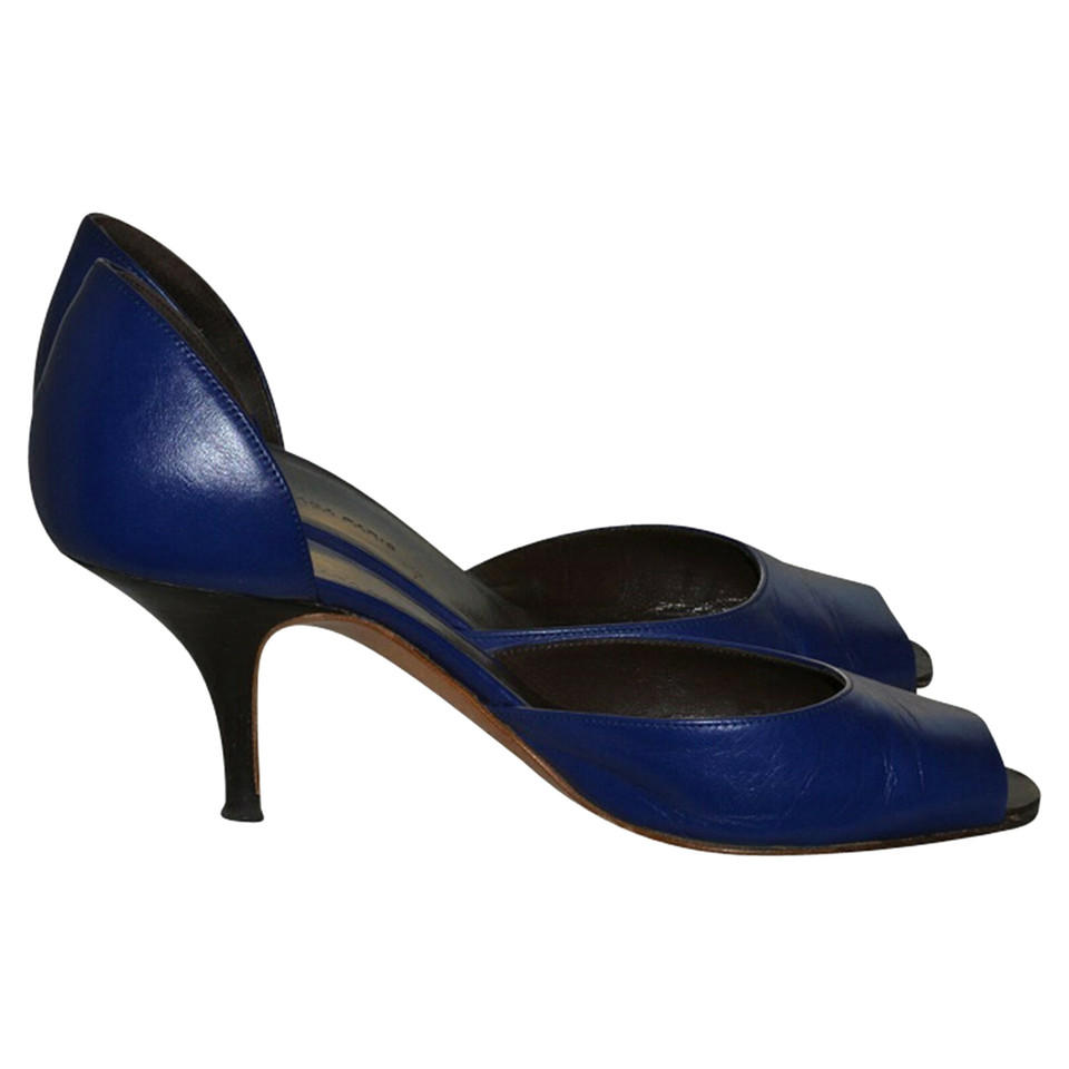 Balenciaga Sandals Leather in Blue