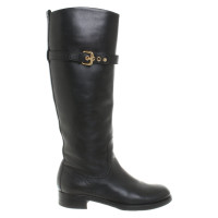 Louis Vuitton Bottes en Cuir en Noir