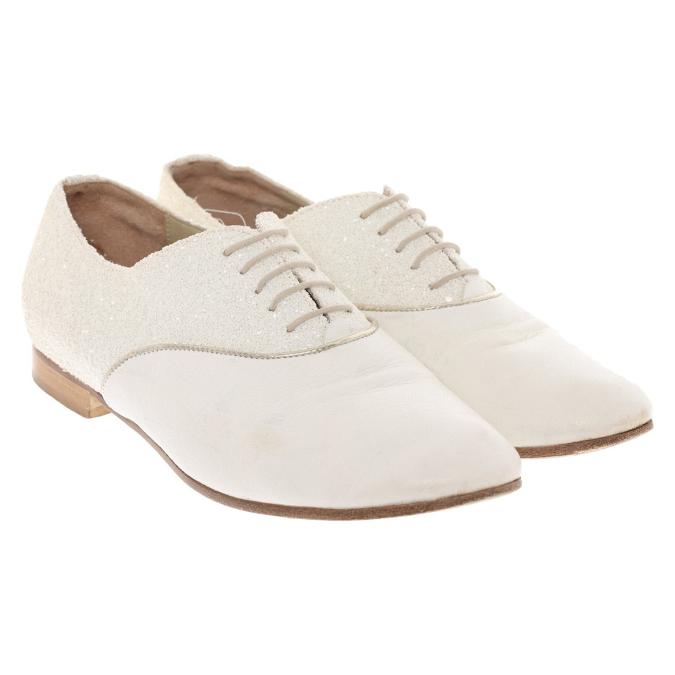 Anniel Lace-up shoes Leather in Cream