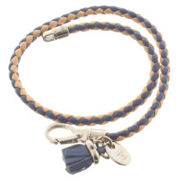 Tod's Leather bracelet in blue / nude