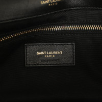 Saint Laurent Jamie aus Leder in Schwarz