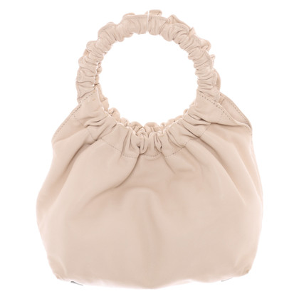 The Row Handbag Leather in Cream