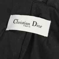 Christian Dior Leren jas in zwart