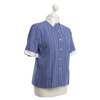 Céline Blouse with checked pattern