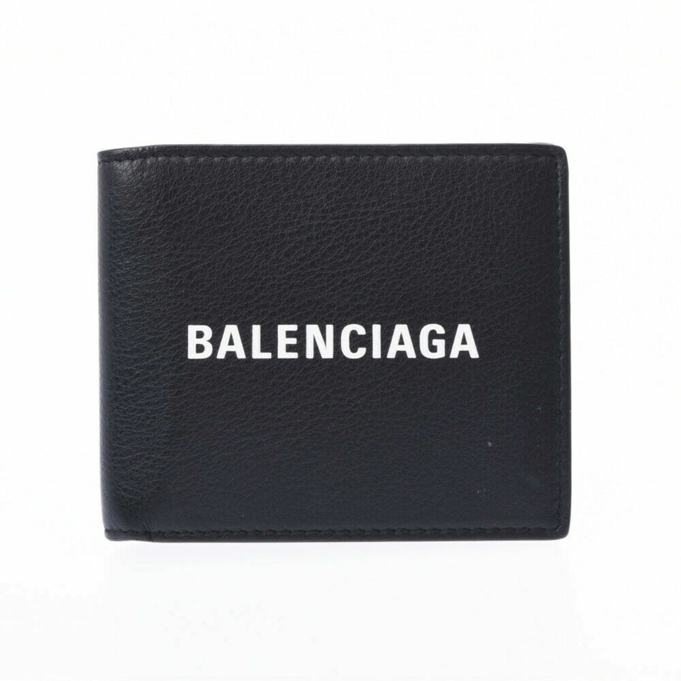 Balenciaga Tasje/Portemonnee Leer in Zwart