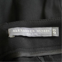 Alexander McQueen Hose aus Viskose in Schwarz