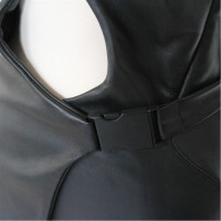 David Koma Kleid aus Leder in Schwarz