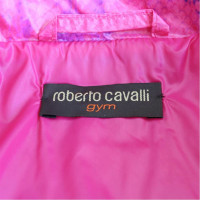 Roberto Cavalli Jacke/Mantel in Fuchsia