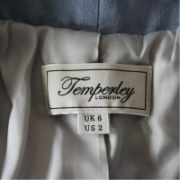 Temperley London Giacca/Cappotto in Cotone in Blu
