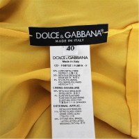 Dolce & Gabbana Robe en Jaune