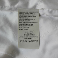 Dsquared2 Robe en Coton en Blanc
