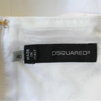 Dsquared2 Vestito in Cotone in Bianco