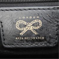 Anya Hindmarch Tote bag Lakleer in Zwart