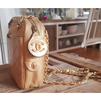 Chanel Camera Bag aus Leder in Gold