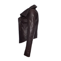 Denham Jacke/Mantel aus Leder in Braun
