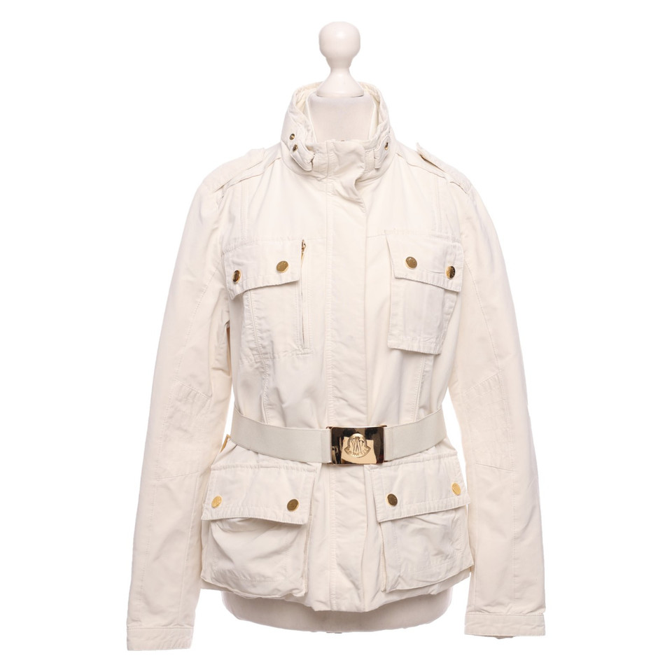 Moncler Jacket/Coat in Cream