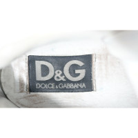 D&G Sneakers aus Leder in Weiß