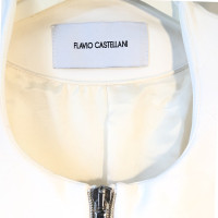 Flavio Castellani Jacke/Mantel aus Baumwolle in Weiß