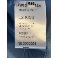 Flavio Castellani Jacke/Mantel aus Baumwolle in Blau