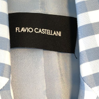 Flavio Castellani Jacke/Mantel aus Baumwolle in Blau