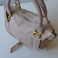 Chloé Marcie Bag Large Leather in Nude