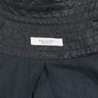 Pollini Jacke/Mantel aus Baumwolle in Blau