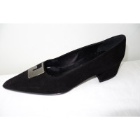 Joop! Slipper/Ballerinas aus Wildleder in Schwarz