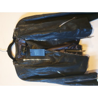 Plein Sud Top Leather in Black