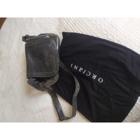 Orciani Shoulder bag Leather in Grey