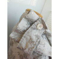 Hugo Boss Jacke/Mantel aus Baumwolle in Silbern