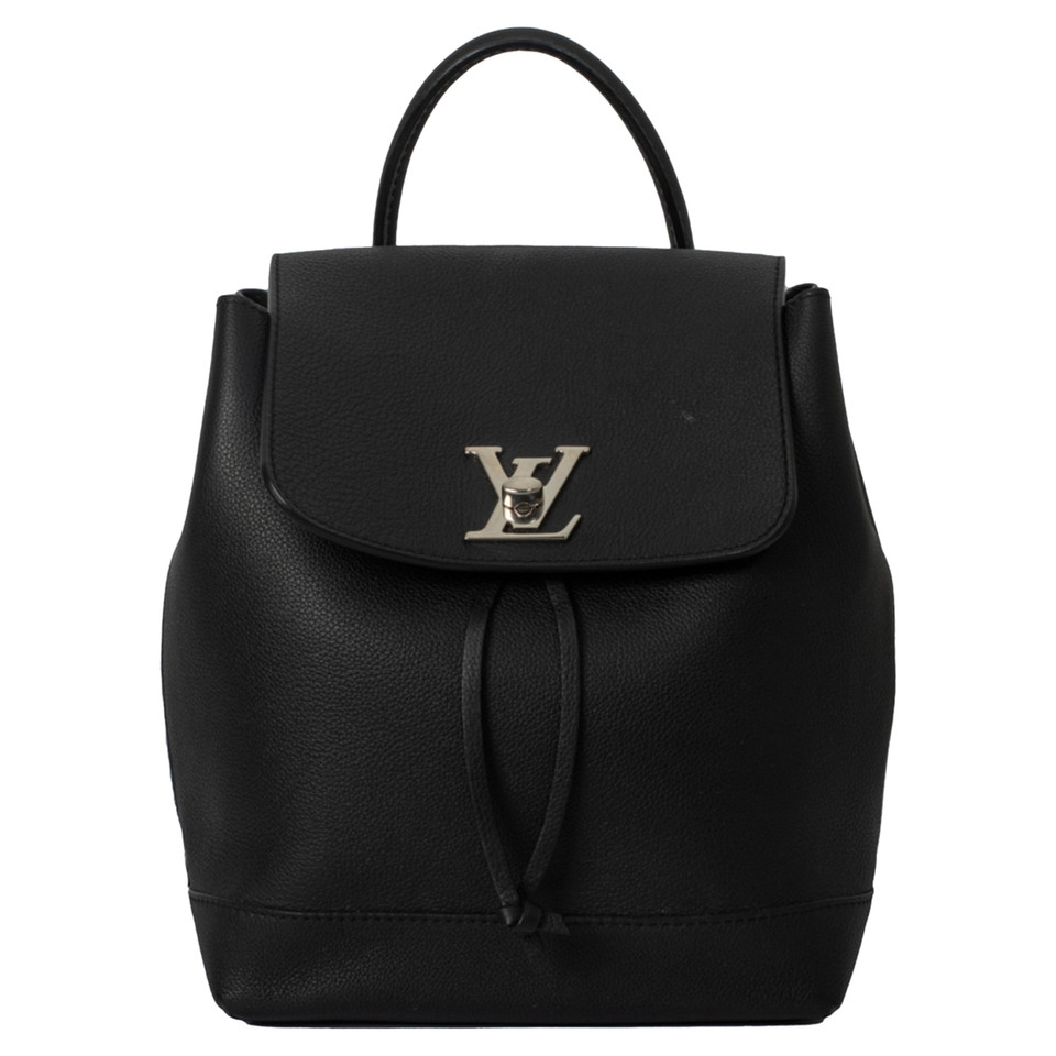Louis Vuitton Lockme Backpack Leer in Zwart