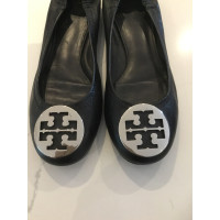 Tory Burch Slippers/Ballerinas Leather in Black