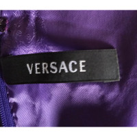 Versace Weste aus Baumwolle in Violett