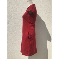 Burberry Kleid aus Baumwolle in Rot
