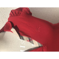 Burberry Kleid aus Baumwolle in Rot