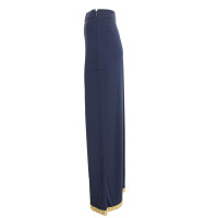 Christian Dior Paire de Pantalon en Viscose en Bleu