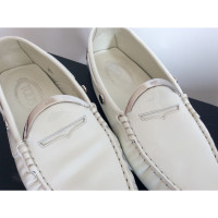 Tod's Slippers/Ballerinas Patent leather in White