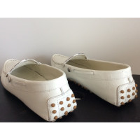 Tod's Slippers/Ballerinas Patent leather in White