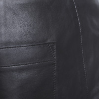 Helmut Lang Lederen rok in zwart