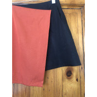 Vionnet Skirt Silk in Orange
