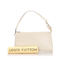 Louis Vuitton Pochette Accessoires Leer in Wit