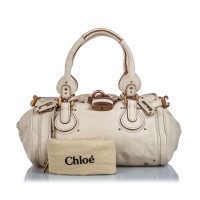 Chloé Paddington Bag in Pelle in Bianco