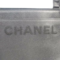 Chanel Tote Bag aus Leder in Schwarz