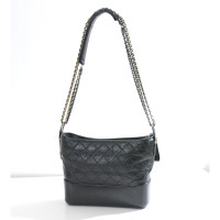 Chanel Gabrielle Hobo Large aus Leder in Schwarz