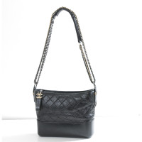 Chanel Gabrielle Hobo Large aus Leder in Schwarz