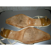 Kennel & Schmenger Sandalen aus Leder in Creme