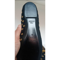 Moschino Slippers/Ballerinas Leather in Black