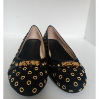 Moschino Slippers/Ballerinas Leather in Black